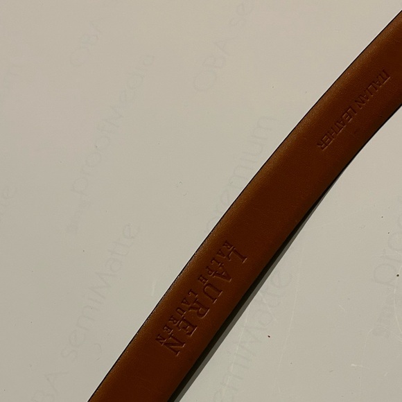 5 genuine leather high quality Italian Ralph Lauren Allsaints Chain Belts black - Picture 11 of 12